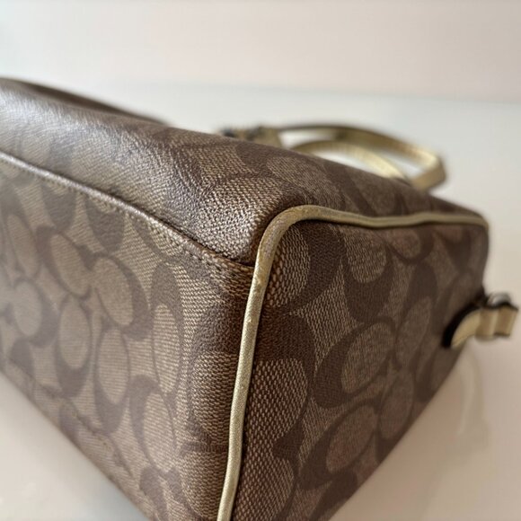 Coach Peyton Signature Bennett Mini Satchel (F49862) - Picture 7 of 11